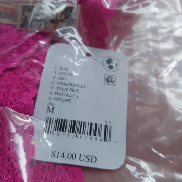 Free People High Cut Daisy Lace NWT Size M - Picture 3 of 3